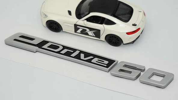 DK Tuning eDrive 60 Bagaj Gri Siyah Yeni Nesil Yazı Logo Bmw İle Uyumlu - Resim 4