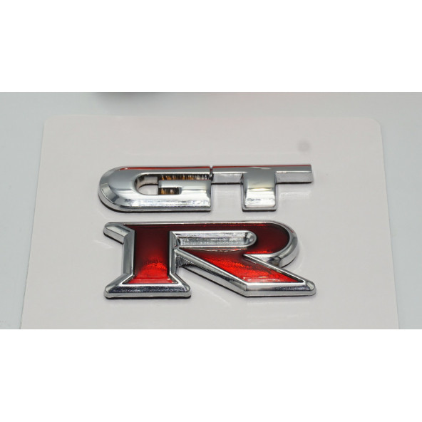 Nissan GTR Bagaj 3M 3D Krom Metal Logo Amblem - 3