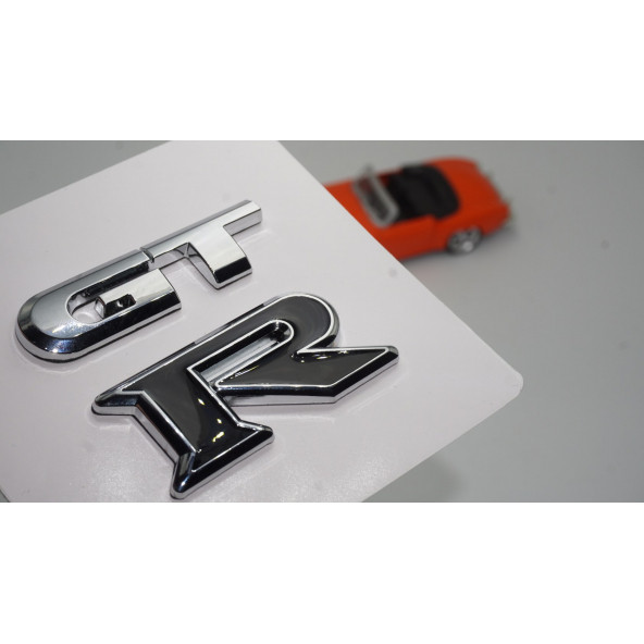 Nissan GTR Bagaj 3M 3D Krom Metal Logo Amblem