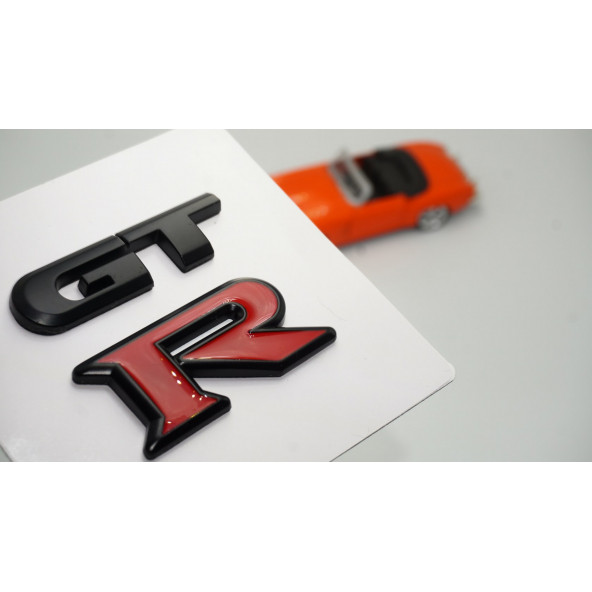 Nissan GTR Bagaj 3M 3D Krom Metal Logo Amblem
