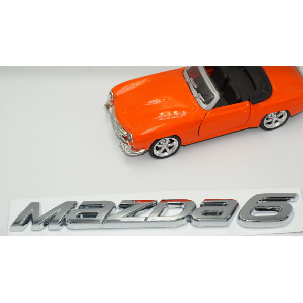 Mazda 6 Yeni Nesil Krom ABS 3M Bagaj Yazı Logo - 3
