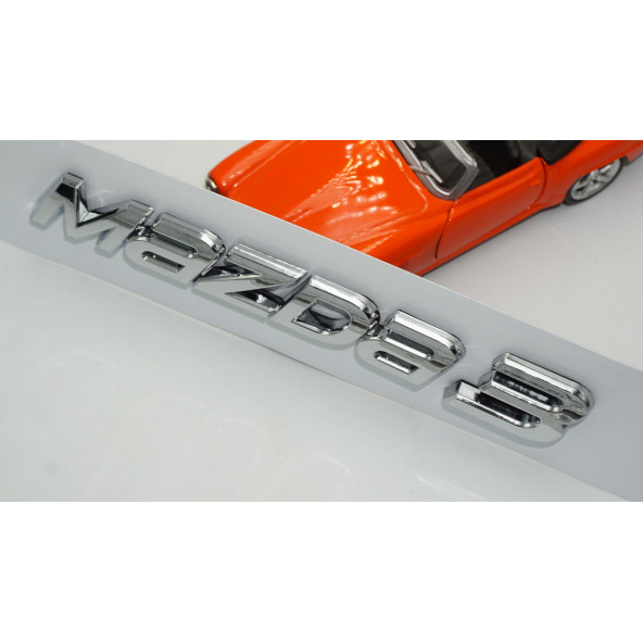 Mazda 3 Yeni Nesil Krom ABS 3M Bagaj Yazı Logo - 4