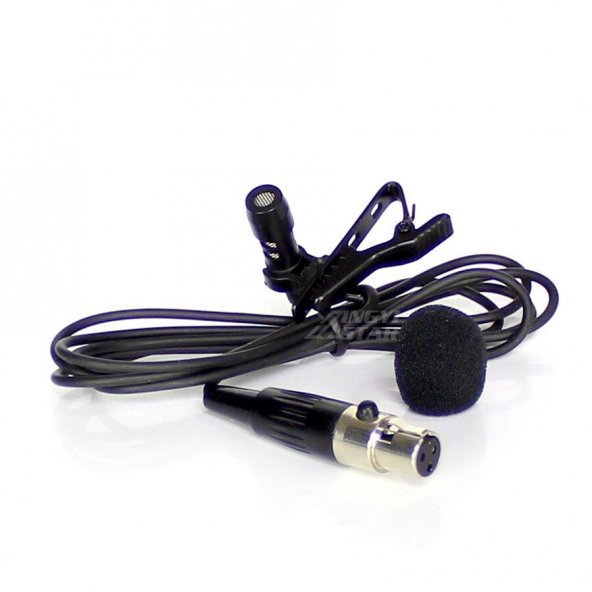 3 Pin Mini XLR Dişi Uçlu Yaka Mikrofonu 1.2 Metre - 2