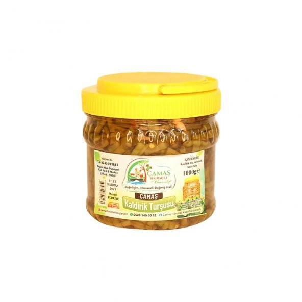Çamaş Hanımeli Kaldirik Turşusu 1000 Gr