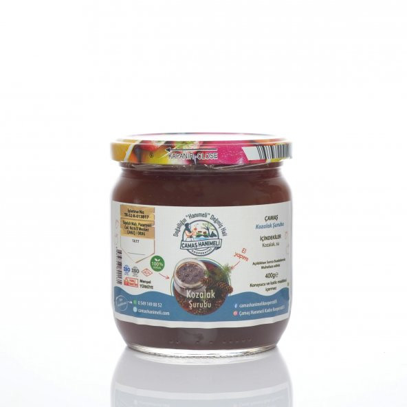 Çamaş Hanımeli Kozalak Şurubu 400 Gr