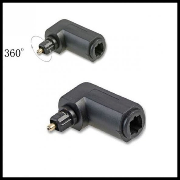 Optik Kablo Çevirici 90 Derece Dişi-Erkek - Resim 2