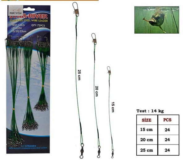 Portfish Çelik Tel Kartela 72 Li