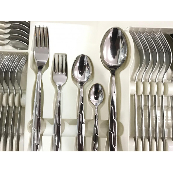 ÖZBURAK 60 parça çatal & bıçak & kaşık seti 12 kişilik