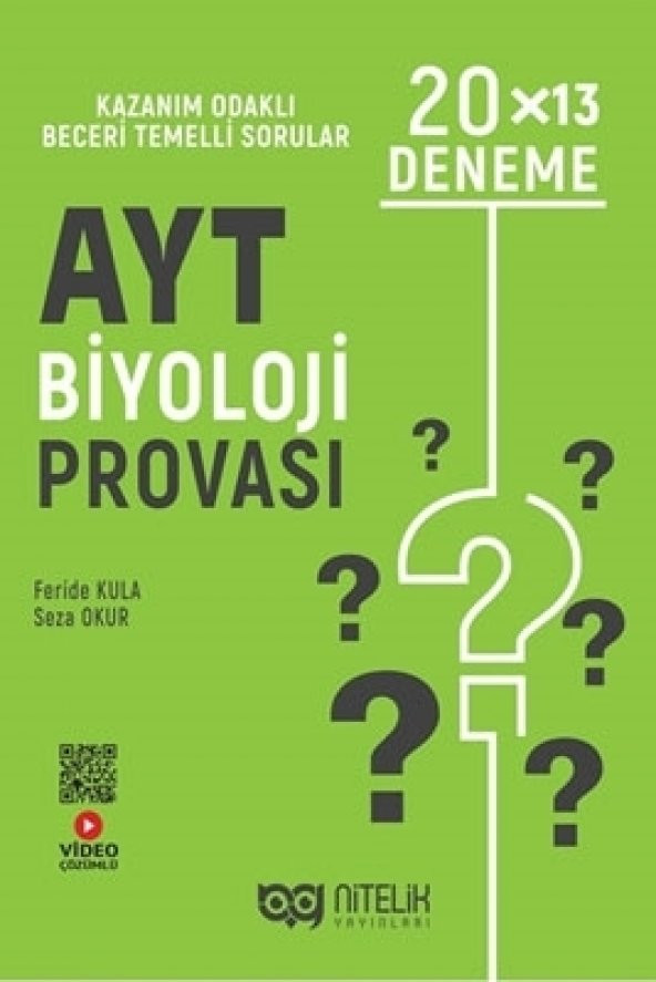 AYT Biyoloji Provası 20X13 Deneme