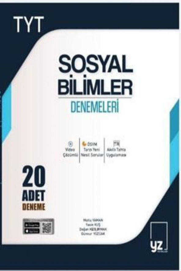 YKS TYT Sosyal Bilimler Denemeleri