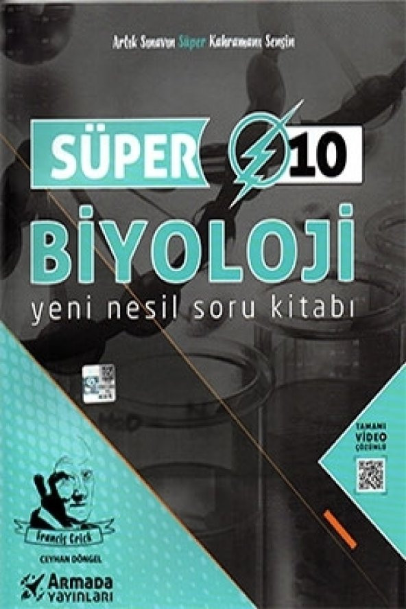 Armada Yayınları 10. Sınıf Süper Biyoloji Yeni Nesil Soru Kitabı