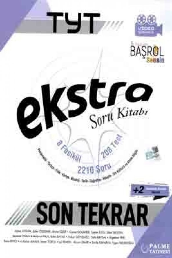 TYT Ekstra Son Tekrar Soru Kitabı + 2 Deneme Sınavı İlaveli
