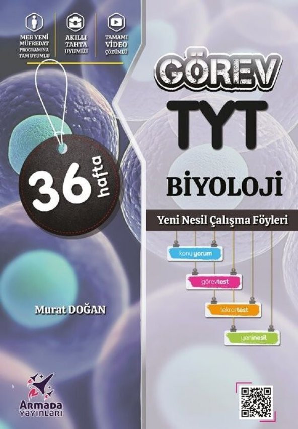 TYT Biyoloji Görev Yeni Nesil Çalışma Föyleri Armada Yayınları