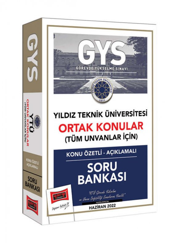 Yargı Yayınları GYS Orta Doğu Teknik Üniversitesi Ortak Konular Tüm Unvanlar İçin Konu Özetli - Açıklamalı Soru Bankası