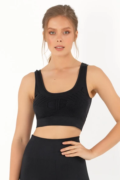 MioFit Çapraz Askı Detaylı Destekli Seamless Spor Sütyeni - 2