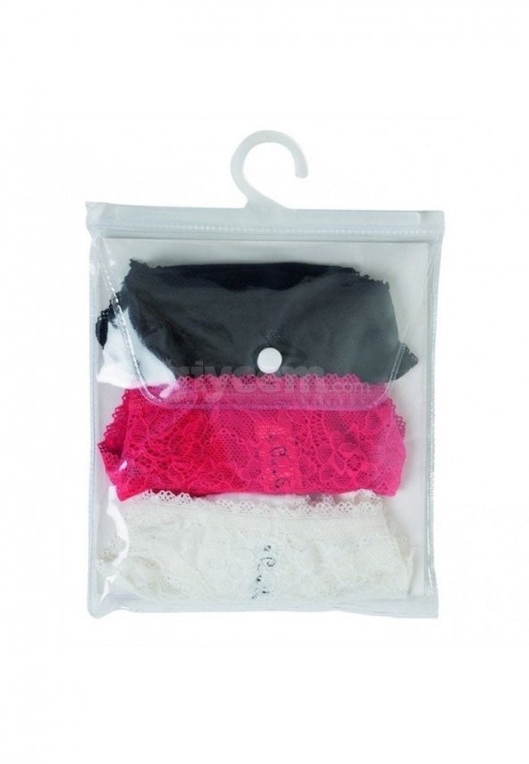 Pierre Cardin 2334 Dantelli 3lü Slip Eko Paket - 3
