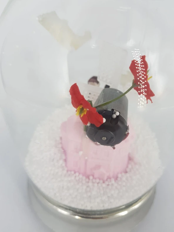 Sağlam SAĞ 068 Küre Fanus Kartanesi Müzikli - 3