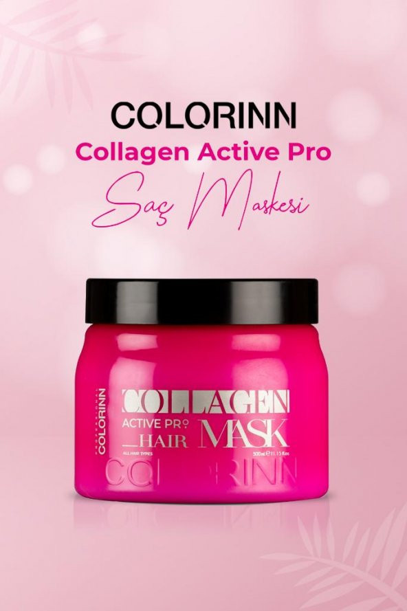 Colorinn Collagen Active Pro Saç Maskesi- 500 ml