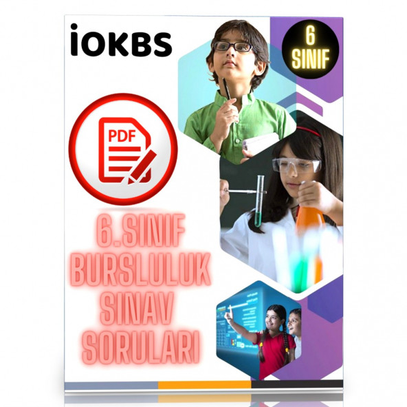 6. Sınıf Bursluluk Sınav Soruları (PDF Sorular Kitabı)