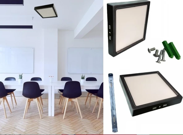 CATA CT 5236 Siyah Kasa Led Spot 18W 6400K Beyaz Işık - 2