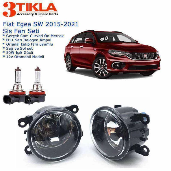 Fiat Egea SW 2015 Sis Farı Set  Oem:  8200074008