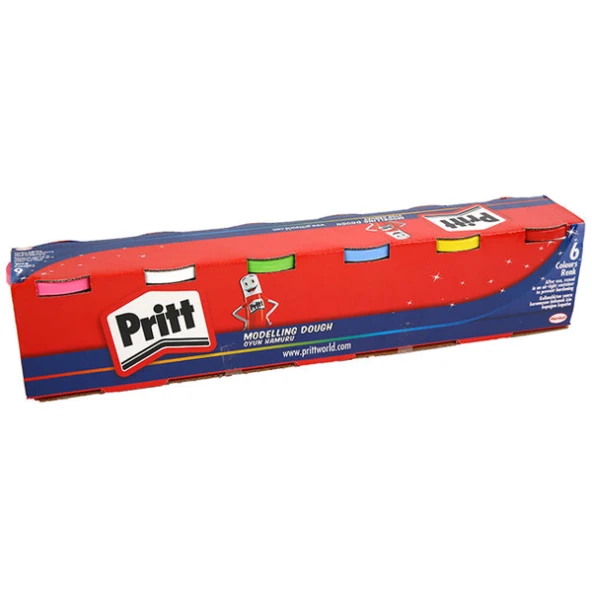 Pritt Oyun Hamuru 100 GR 6 Renk 1831457 ürün görseli 1