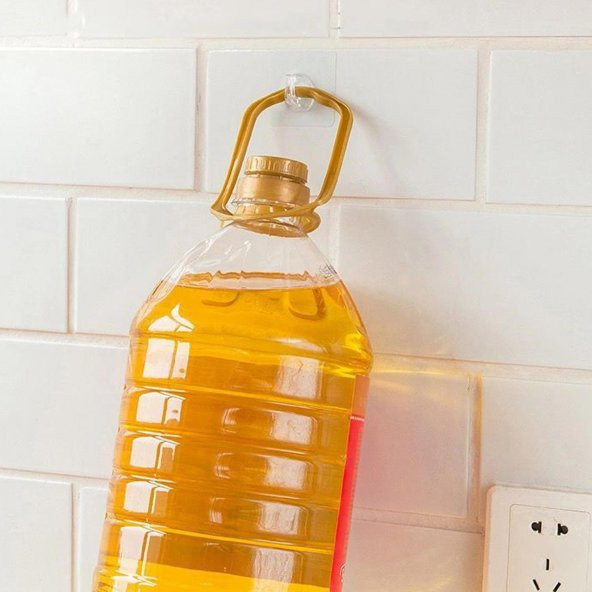 Kendinden Yapışkanlı Kapı Askılığı Duvar Banyo Mutfak Askısı - 3