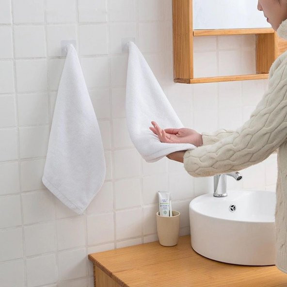 Kendinden Yapışkanlı Kapı Askılığı Duvar Banyo Mutfak Askısı - 4