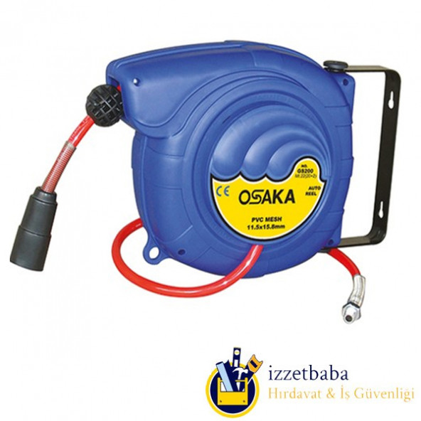 Osaka Opt Mh 100 Makaralı Hava Hortumu 12 METRE