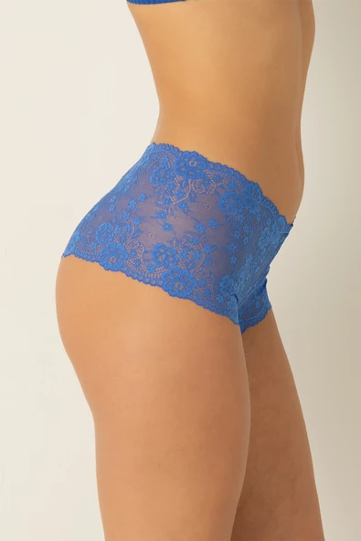 Miorre Çiçekli Dantelli Rahat Şıklık Kadın Hipster Külot - 6