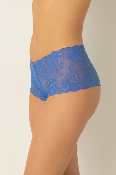 Miorre Çiçekli Dantelli Rahat Şıklık Kadın Hipster Külot - 4