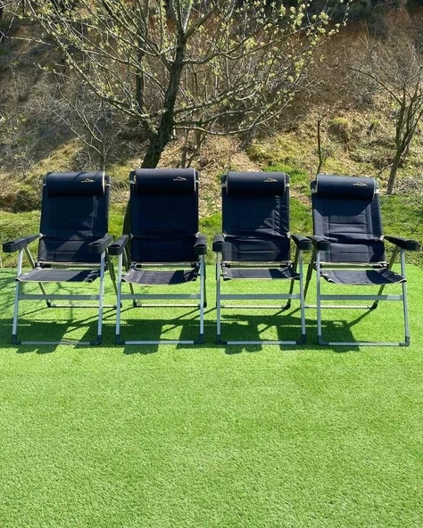 CAMPOUT 4'LÜ KATLANIR LÜX SANDALYE SET ürün görseli