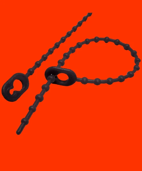 Boncuk Kablo Bağı Plastik Kelepçe 2X105 1.000 Adet Siyah - 2