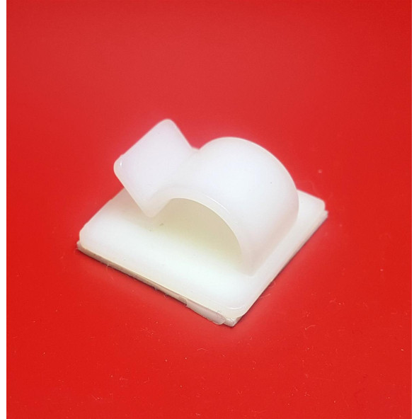 Yapışkanlı Kablo Klipsi Ykkl-25x25 - 1005 100 Adet - 2