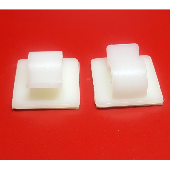 Yapışkanlı Kablo Klipsi Ykkl-25x25 - 1005 100 Adet - 6