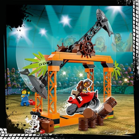 LEGO City 60342 The Shark Attack Stunt Challenge - Resim 6