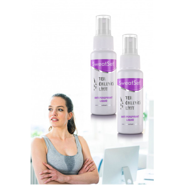 SWEATSET TER ÖNLEYİCİ LİKİT 2x60ML, 2 ADET, YÜZ, EL, AYAK, KOLTUK ALTI TERLEMEYİ ÖNLEYİCİ SPREY - 3