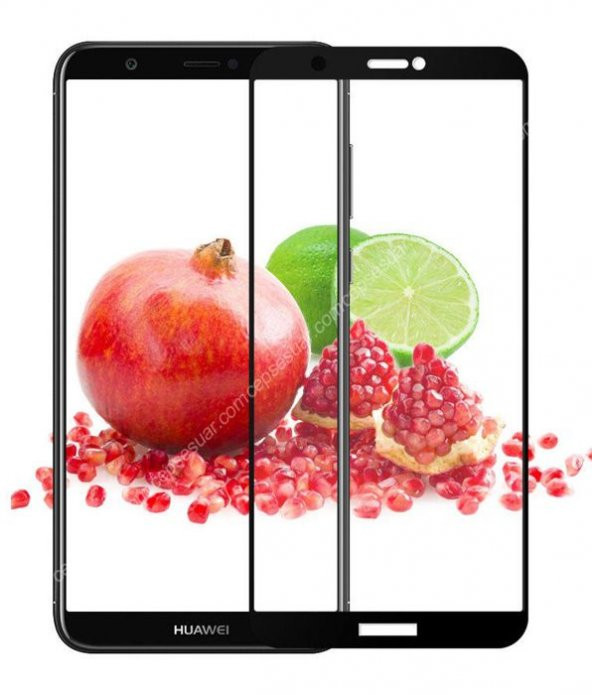 Huawei P Smart 2018 6D Tam Kaplayan Nano Kırılmaz Cam Ekran Koruyucu Plastik ve Cam Karışımı - 2