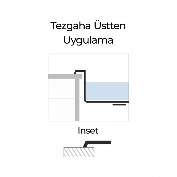 Yapiturka Oberon Evye - EC168-R 1,5 Göz Sağ Krom Paslanmaz - 3