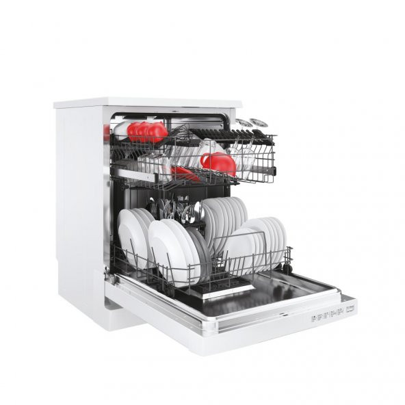 Hoover HF 3F54L0NW-17 5 Programlı Bulaşık Makinesi - Resim 3