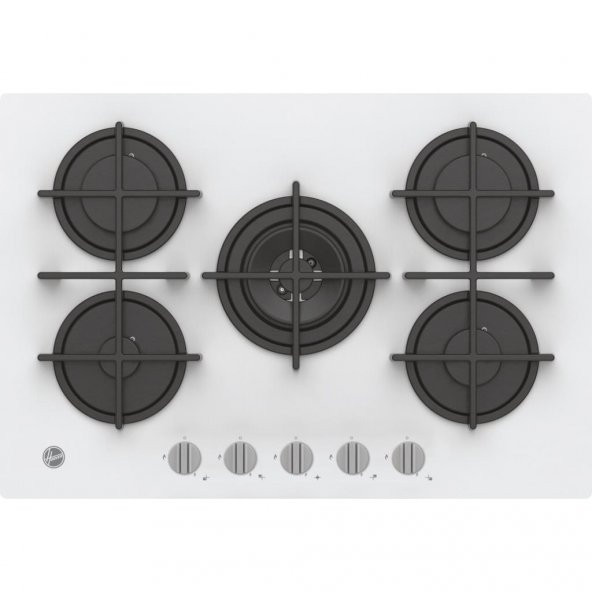 HOOVER HVG74WK3W BEYAZ 5Gozu Gazlı 75cm wok ANK OCAK