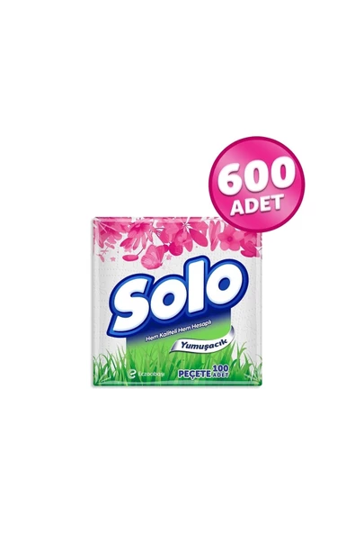 Solo 100lü 6 Adet Kağıt Peçete