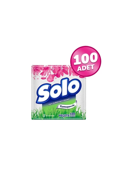 Solo 100lü 6 Adet Kağıt Peçete - 3