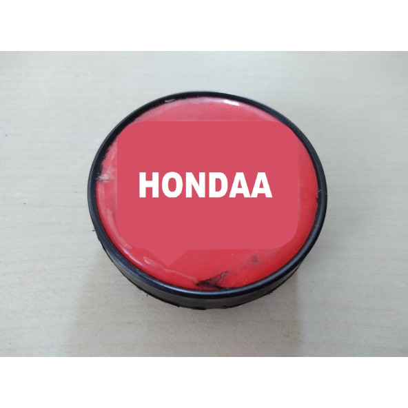 HONDA JANT GÖBEĞİ 5,8cm KIRMIZI (TEK) (AÇIKLAMAYI OKUYUN) (HONDA Jant logosu) HONDA jant arması