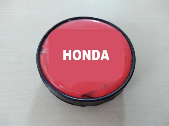 HONDA JANT GÖBEĞİ 5,8cm KIRMIZI (TEK) (AÇIKLAMAYI OKUYUN) (HONDA Jant logosu) HONDA jant arması