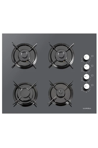 Luxell 40-TAHDF Opall Gri Cam Ankastre Ocak