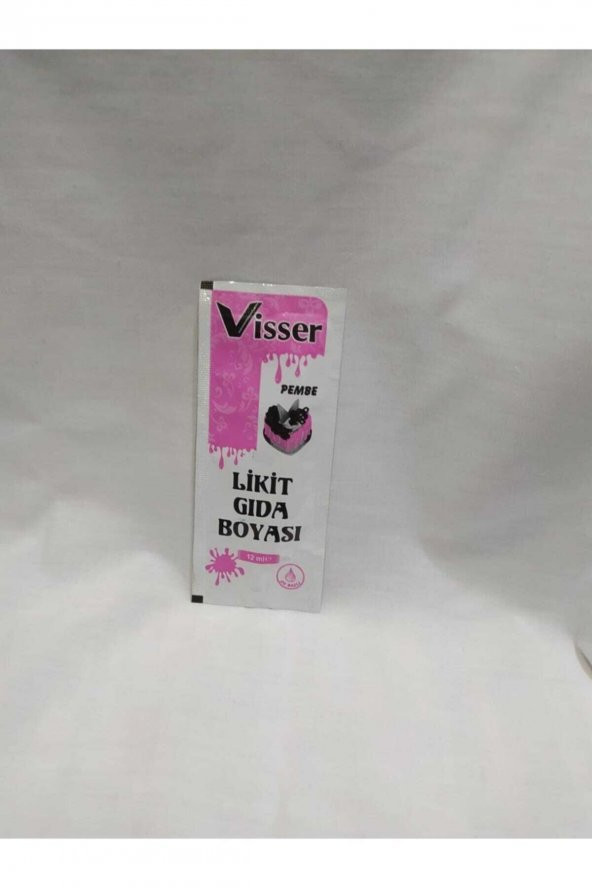 Visser Likit Gıda Boyası (12 ml) Pembe