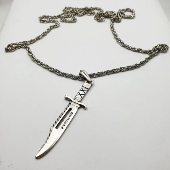 Rambo Bıçağı Model Kolye - 6