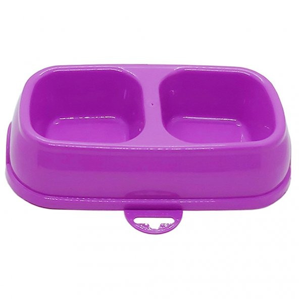 Evcil Hayvan Kedi Köpek Çift Bölme Mama Su Kabı Büyük Boy - 3
