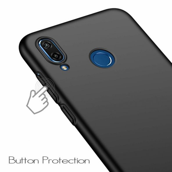 Huawei P Smart 2019 Kılıf Premier Esnek Mat Silikon Kılıf + Esnek Nano Cam - 2